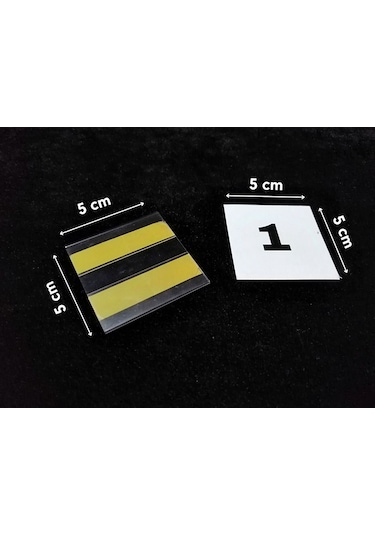 Şeffaf Etiket Yapışkanlı İsimlik Etiketlik Ve 1-40 Arası Numaralar Peçetelik