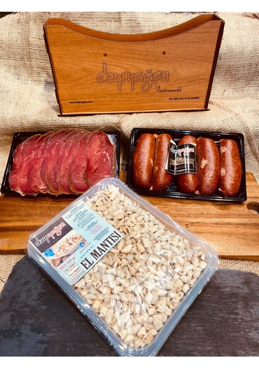 Dayı Yeğen Kayseri Tanışma Paketi Sucuk 500 G + Pastırma 250 G + Mantı 500 G