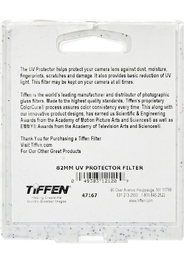 Tiffen Uv Filtresi/koruma Filtresi, 82 Mm