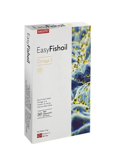 Easyfishoil Omega 3 Yetişkin 30 Çiğnenebilir Jel Form