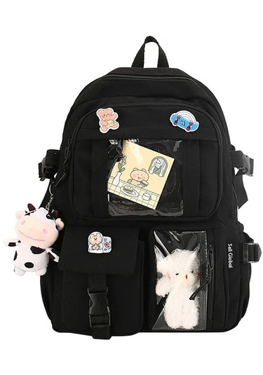 Treasure Sell Global Çok Bölmeli Büyük Kapasiteli Sırt Çantası - Çok Renkli