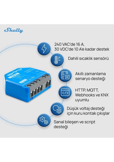 Shelly 1 Gen4 Akıllı Röle