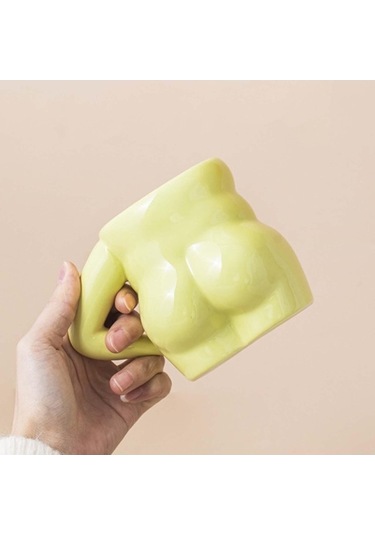 Createtech Homyl 400ml Yeşil Anne Hediye Çay Bardağı Kupalarla Yeşil