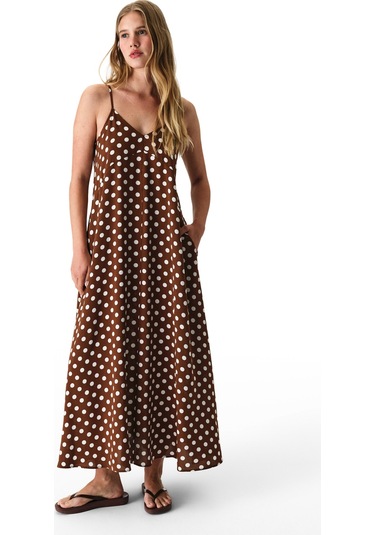 Penti Polka Dot Elbise Çok Renkli