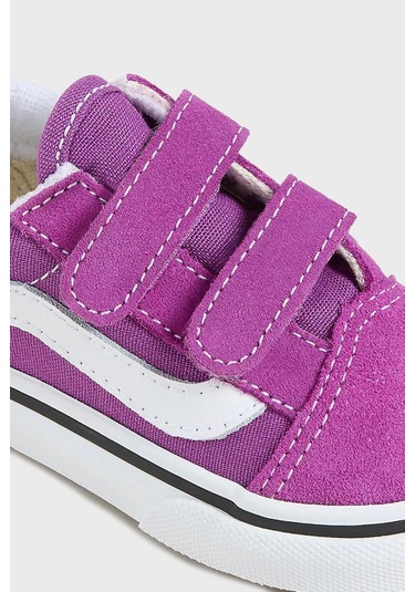 Vans Unisex Çocuk Ayakkabı Vn000ctge2t1 Mor-beyaz Mor-beyaz Mor - Beyaz