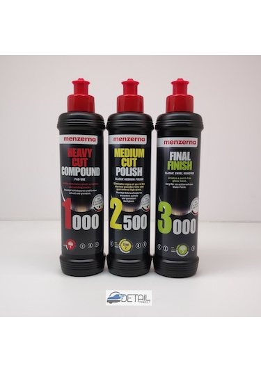 Menzerna 1000 2500 3000 Pasta Hare Seti 250 ML N11.2897