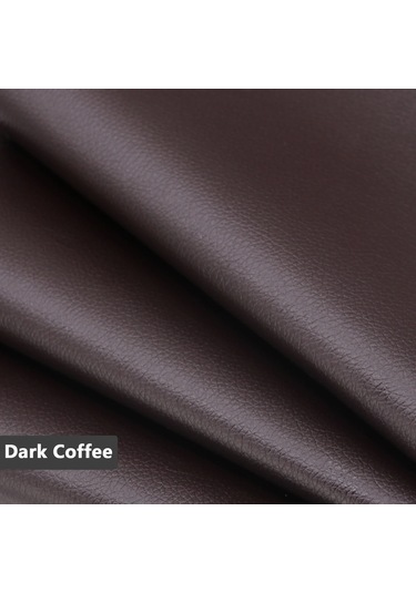Kendinden Yapışkanlı Deri Kanepe Tamir Yama Mobilya Masa Sandalye Etiket Koltuk Dark-coffee 20x30cm