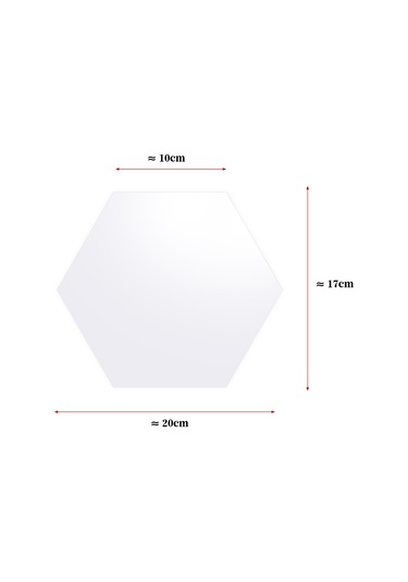 Qingmipy 12 Adet Çıkarılabilir Dekoratif Ayna Çıkartması - Yatak Odası, Banyo Ve Salon İçin Dıy Hexagon Duvar Sticker Altın