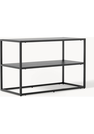 Neptün Metal Saclı Ayakkabı Rafı Siyah