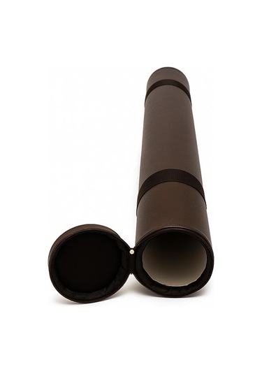 Yuga Suni Deri Proje Tüpü Cepli 10,5 Cm Kahverengi