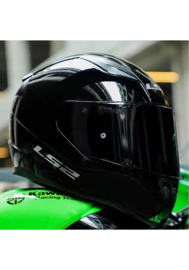 Ls2 Rapid 2 Siyah Vizörlü Kapalı Motosiklet Kaskı