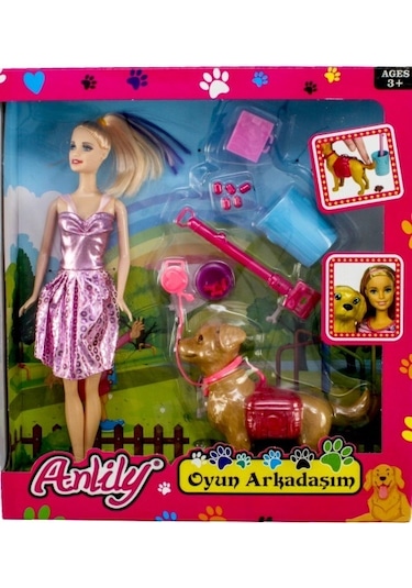 Anlily Kutulu Oyun Arkadaşım Pembe Elbi Seli