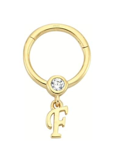 Altın Halka Harf Piercing 14 Ayar Harfler Mevcut