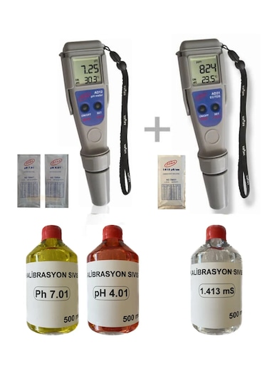 Adwa Ph Ve Ec Metre Ad12-ad31 Profesyonel Ölçüm Cihaz Seti