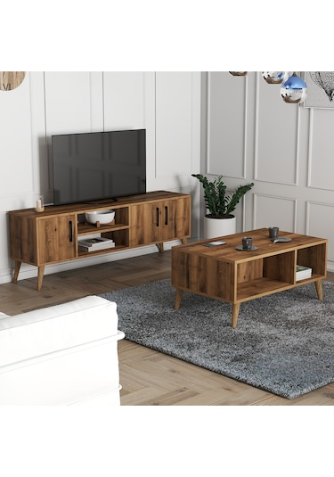 Set 1582-2072 Exxen Tv Ünitesi + Exxen Orta Sehpa - Hat Rengi