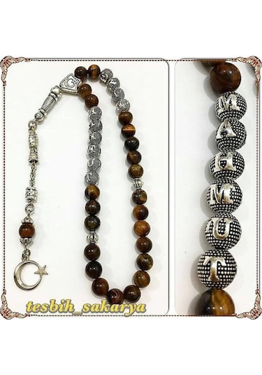 Tesbihsakarya Isimli - Isime Özel - Kaplangözü Doğaltaş Tesbih / Tespih