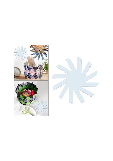 Suntek Şeffaf Saklama Sepeti Şablonu Dıy Kesme Ev Dikiş 15-inç