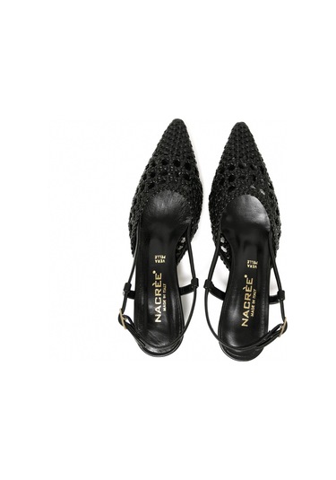 Black Topuklu/ Stiletto Kadın 1971007 Nacree Trecc Capra Nero Black Siyah