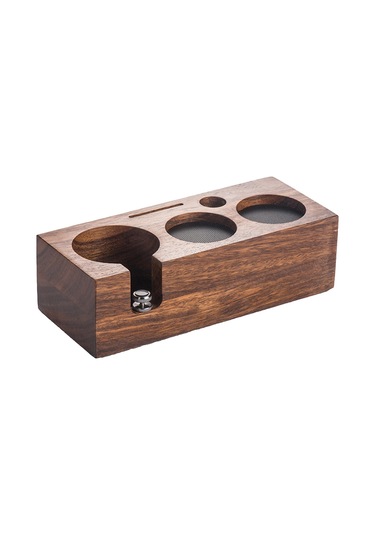 Suntek Kahve Sabotaj Tutucu Ahşap Espresso Sabotaj Mat Restoran Bar Ek Parçaları B 58mm