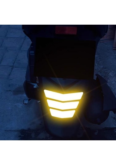 Fosforlu Sarı Pratik Yansıtıcı Etiket İyi Parlaklık Parlak Renk Uyarısı