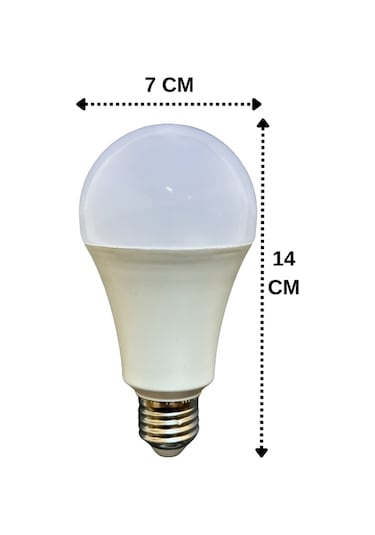 3 Adet Osaka 18w 120w Sarı Işık 3000k E27 Duylu Kalın Duy Led Ampul