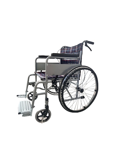 Fuhassan FH02 Refakatçi Kontrollü Manuel Tekerlekli Sandalye