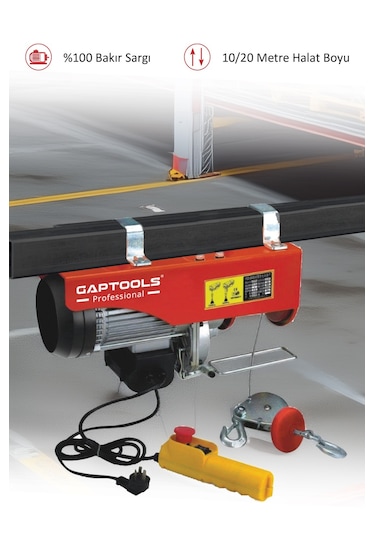 Elektrikli Vinç 250\500kg Gp250-500