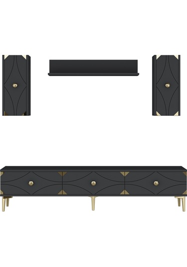 Tvr1897ag Alfa Tv Ünitesi Takımı Antrasit-gold 180cm