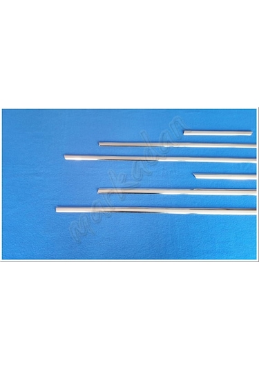 Bmw x5 Krom Cam Çıtası 2006-2013 6 Parça Paslanmaz  Çelik