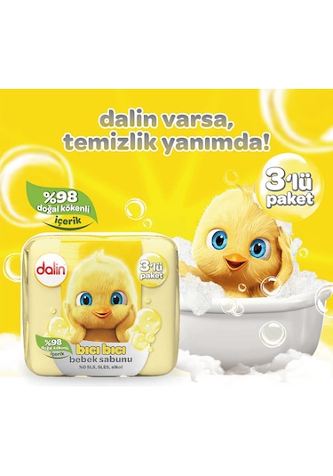 Dalin Klasik Katı Bebek Sabun 18 x 75 G