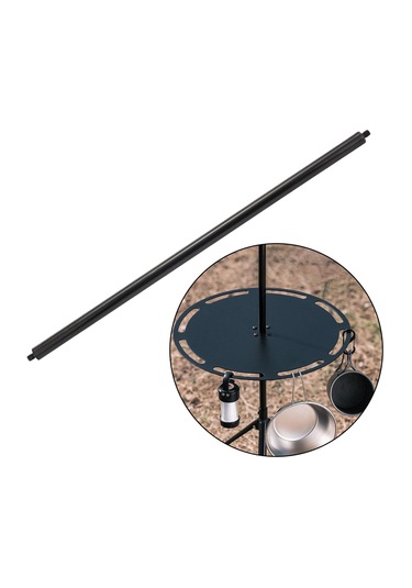 Dolıty Kamp Lambası Direği Işık Standı Plaj Masaları Siyah Çok Renkli