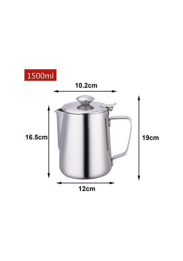 Suntek Süt Köpürtme Sürahi Dökme Sürahisi Kahve Ev Bar 1500-ml