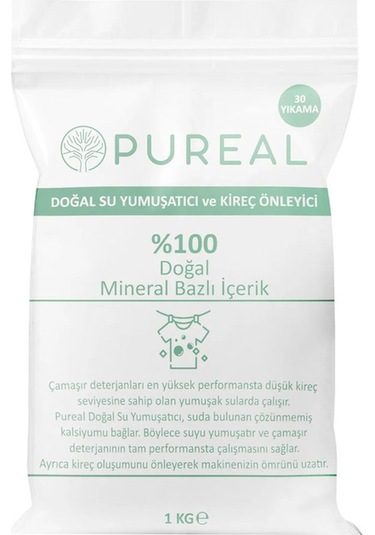 Pureal Doğal Su Yumuşatıcı Ve Kireç Önleyici 1 Kg Tekli