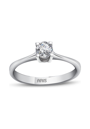 0.35 Karat G Renk Pırlanta Tektaş Yüzük