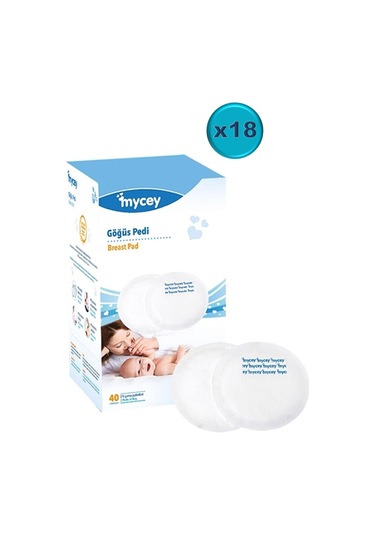 Mycey Göğüs Pedi (40 Lı) 720 Adet (18PK*40)