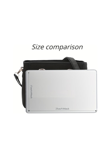 Kadınlar İçin Şık Küçük Çanta, Düz Renk Çapraz Çanta, Ponpon Topu Kolye İle Zarif Üst Sap Siyah