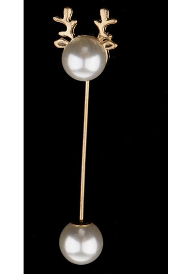 Suntek Fantezi Yenilik İnci Geyik Kafası Şekli Takım Elbise Çok Renkli