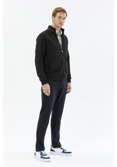 Finesuits Erkek Pike 3 İplik Sweatshirt 242209015.p3phrkr Siyah