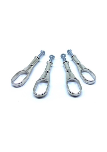 Vidalı Oval Askı Borusu Flanşı Nikel 4 Adet N11.21297