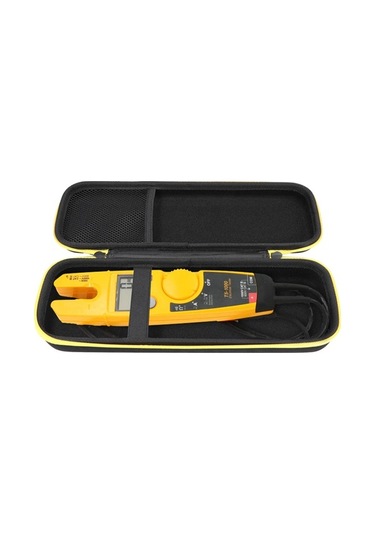 Besthome1 Fluke T5-1000/t5-600 İçin Dayanıklı Poşetli Multimetre Taşıma Kılıfı Siyah Siyah
