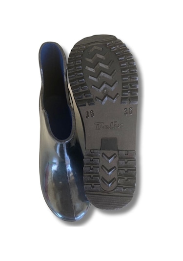 Potin Unisex Yağmur Botu 36-40 Siyah Siyah