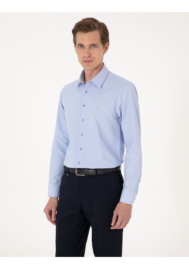 Pierre Cardin Erkek Mavi Gömlek Basic 50316742-vr036 Mavi