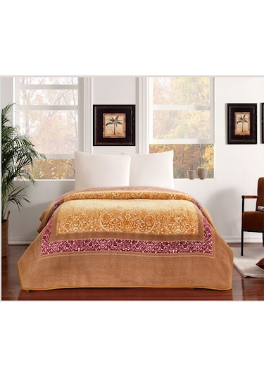 Taç Battaniye Jadira Kiremit Çift Kişilik