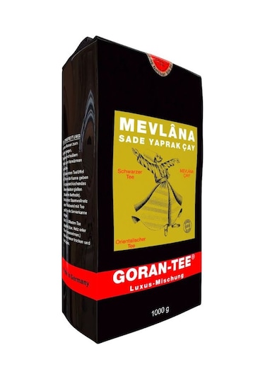 Mevlana Sade Yaprak Goran Tee Siyah Dökme Çay 1 KG