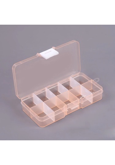 Tırnak Sanat Saklama Kutusu Tırnak Aksesuarları Organizatör Temizle Küboid Plastik Saklama Kutusu Ambalaj Kutusu Tırnak Fırçası Dosya Manikür Araçları Derin Mavi