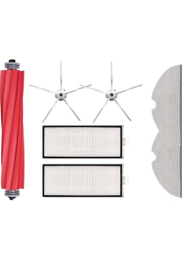 Roborock Q7 Max Uyumlu Mop Fırça Filtre Yedek Set