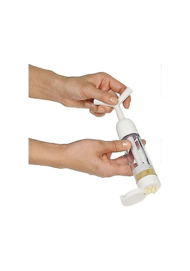 Plastik Bükülmüş Sarımsak Presi/sarımsak Kırıcı, 20 X 4 Cm Siyah