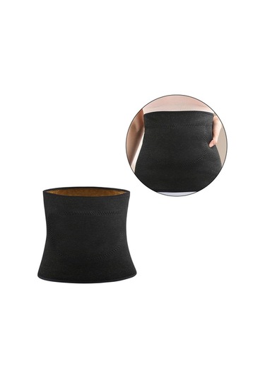 Pazly Suntek Bel Isıtıcı Sırt Destekleyici Kalın Koruyucu Rahat Siyah Siyah