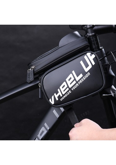 Wheelup 6.5 Inç Dokunmatik Ekran Bisiklet Çantası Su Geçirmez Telefon Çerçevesi Üst Tüp Bisiklet Çantası Çok Renkli