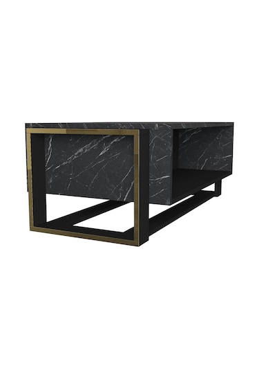Dekorister Exclusive Bianco Orta Sehpa Mermer